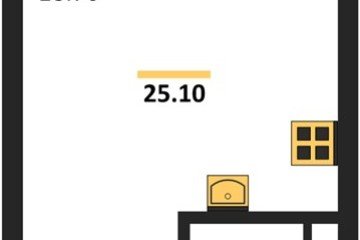Фото №1: Студия 27 м², 14/18 эт. - Краснодар, мкр. ЖК Первое Место,