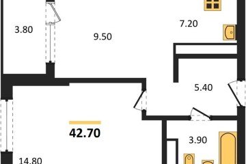 Фото №1: 1-комнатная квартира 44 м², 3/18 эт. - Краснодар, мкр. Карасунский внутригородской округ, ул. Виктора Казанцева
