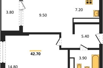 Фото №1: 1-комнатная квартира 44 м², 6/18 эт. - Краснодар, мкр. Карасунский внутригородской округ, ул. Виктора Казанцева