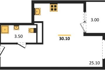 Фото №1: Студия 31 м², 11/18 эт. - Краснодар, мкр. Карасунский внутригородской округ, ул. Виктора Казанцева