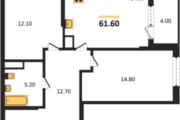 Фото №1: 2-комнатная квартира 63 м², 11/18 эт. - Краснодар, мкр. Карасунский внутригородской округ, ул. Виктора Казанцева