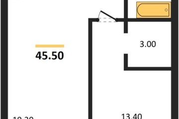 Фото №1: 1-комнатная квартира 45 м², 6/18 эт. - Краснодар, мкр. ЖК Эрмитаж, ул. им. Мурата Ахеджака, 20