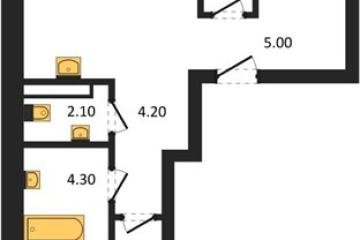 Фото №1: 2-комнатная квартира 65 м², 3/18 эт. - Краснодар, мкр. ЖК Эрмитаж, ул. им. Мурата Ахеджака, 20