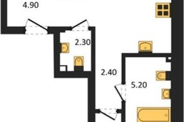 Фото №1: 2-комнатная квартира 62 м², 2/18 эт. - Краснодар, мкр. ЖК Эрмитаж, ул. им. Мурата Ахеджака, 20