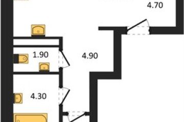 Фото №1: 2-комнатная квартира 61 м², 4/18 эт. - Краснодар, мкр. ЖК Эрмитаж, ул. им. Мурата Ахеджака, 20