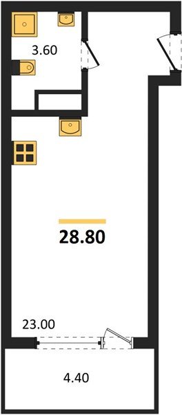 Фото №1: Студия 31&nbsp;м², 3/18&nbsp;эт. - Краснодар, Карасунский внутригородской округ, мкр. ЖК Первое Место