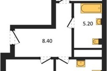 Фото №1: 2-комнатная квартира 67 м², 6/18 эт. - Краснодар, мкр. ЖК Первое Место,
