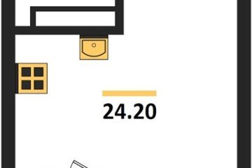 Фото №1: Студия 25 м², 16/18 эт. - Краснодар, мкр. ЖК Первое Место,