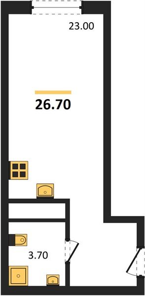 Фото №1: Студия 26&nbsp;м², 10/18&nbsp;эт. - Краснодар, Карасунский внутригородской округ, мкр. ЖК Первое Место