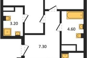 Фото №1: 2-комнатная квартира 75 м², 4/18 эт. - Краснодар, мкр. ЖК Первое Место,