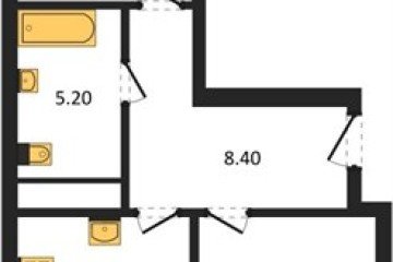 Фото №1: 2-комнатная квартира 67 м², 17/18 эт. - Краснодар, мкр. ЖК Первое Место,