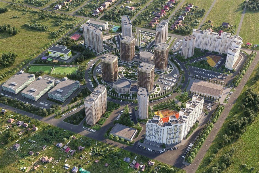 Фото №2: 2-комнатная квартира 67&nbsp;м², 6/16&nbsp;эт. - Краснодар, Прикубанский внутригородской округ, мкр. жилой комплекс Зеленодар
