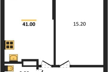 Фото №1: 1-комнатная квартира 41 м², 8/9 эт. - Краснодар, мкр. Парк Победы,