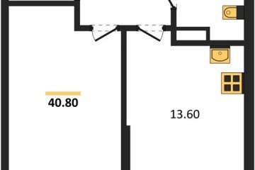 Фото №1: 1-комнатная квартира 40 м², 6/9 эт. - Краснодар, мкр. Парк Победы,