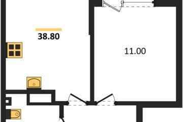 Фото №1: 1-комнатная квартира 38 м², 9/16 эт. - Краснодар, мкр. Парк Победы,