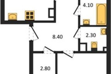 Фото №1: 2-комнатная квартира 72 м², 3/16 эт. - Краснодар, мкр. Парк Победы,