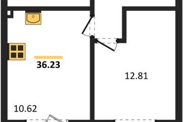 Фото №1: 1-комнатная квартира 36 м², 4/9 эт. - Краснодар, мкр. ЖК Тёплые Края,