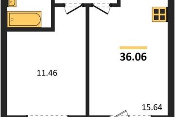 Фото №1: 1-комнатная квартира 36 м², 2/9 эт. - Краснодар, мкр. ЖК Тёплые Края,