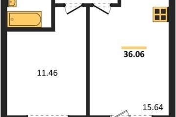 Фото №1: 1-комнатная квартира 36 м², 6/9 эт. - Краснодар, мкр. ЖК Тёплые Края,