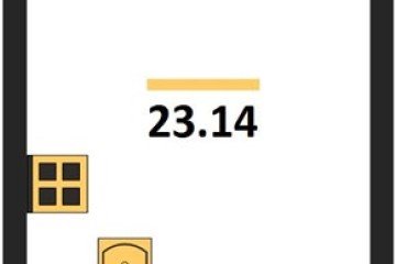 Фото №1: Студия 23 м², 2/9 эт. - Краснодар, мкр. ЖК Тёплые Края,