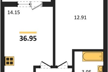 Фото №1: 1-комнатная квартира 36 м², 17/18 эт. - Краснодар, мкр. ЖК Тёплые Края,