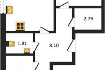 Фото №1: 2-комнатная квартира 62 м², 11/18 эт. - Краснодар, мкр. ЖК Тёплые Края,