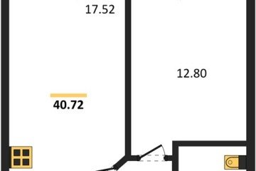 Фото №1: 1-комнатная квартира 40 м², 10/18 эт. - Краснодар, мкр. ЖК Тёплые Края,