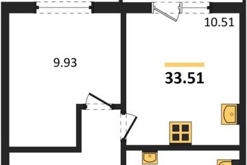 Фото №1: 1-комнатная квартира 34 м², 7/18 эт. - Краснодар, мкр. ЖК Тёплые Края,