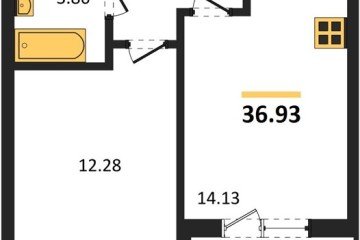 Фото №1: 1-комнатная квартира 36 м², 10/18 эт. - Краснодар, мкр. ЖК Тёплые Края,