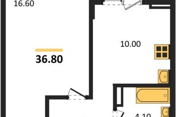 Фото №1: 1-комнатная квартира 36 м², 15/18 эт. - Краснодар, мкр. ЖК Парк у Дома, ул. Героев-Разведчиков, 11
