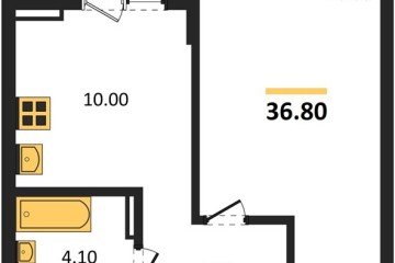 Фото №1: 1-комнатная квартира 36 м², 18/18 эт. - Краснодар, мкр. ЖК Парк у Дома, ул. Героев-Разведчиков, 11