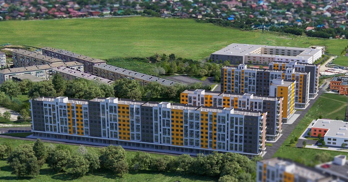 Фото №4: Студия 24&nbsp;м², 2/9&nbsp;эт. - Краснодар, Прикубанский внутригородской округ, мкр. жилой комплекс Друзья, ул. имени Генерала Брусилова, 28к4