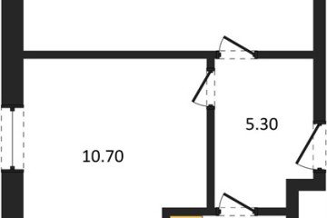 Фото №1: 1-комнатная квартира 42 м², 15/17 эт. - Яблоновский, мкр. ЖК Грин Эппл,