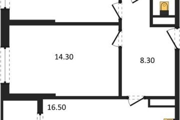 Фото №1: 2-комнатная квартира 62 м², 8/18 эт. - Краснодар, мкр. ЖК Первое Место,