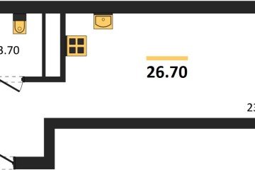 Фото №1: Студия 26 м², 15/18 эт. - Краснодар, мкр. ЖК Первое Место,