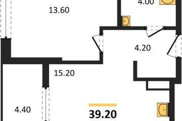 Фото №1: 1-комнатная квартира 41 м², 18/18 эт. - Краснодар, мкр. ЖК Первое Место,