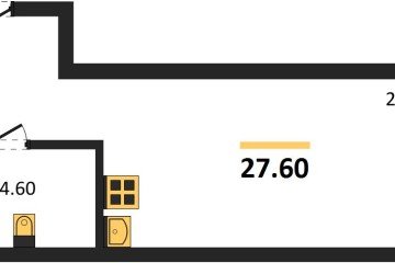 Фото №1: Студия 27 м², 2/18 эт. - Краснодар, мкр. ЖК Первое Место,