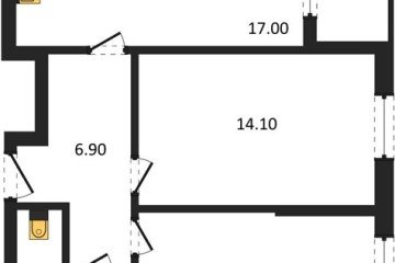 Фото №1: 2-комнатная квартира 61 м², 2/18 эт. - Краснодар, мкр. ЖК Первое Место,