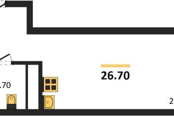 Фото №1: Студия 26 м², 14/18 эт. - Краснодар, мкр. ЖК Первое Место,