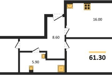 Фото №1: 2-комнатная квартира 63 м², 2/18 эт. - Краснодар, мкр. ЖК Первое Место,