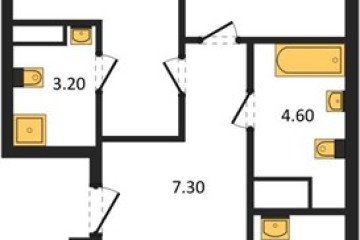 Фото №1: 2-комнатная квартира 75 м², 9/18 эт. - Краснодар, мкр. ЖК Первое Место,