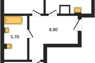 Фото №1: 2-комнатная квартира 65 м², 2/18 эт. - Краснодар, мкр. ЖК Первое Место,