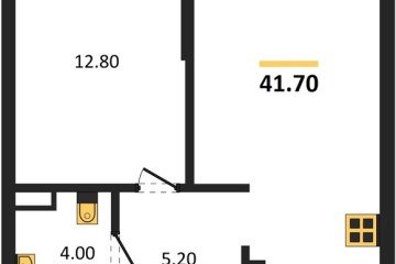 Фото №1: 1-комнатная квартира 41 м², 12/16 эт. - Краснодар, мкр. Догма Парк,