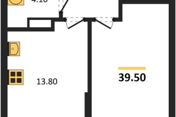 Фото №1: 1-комнатная квартира 39 м², 7/16 эт. - Краснодар, мкр. Догма Парк,