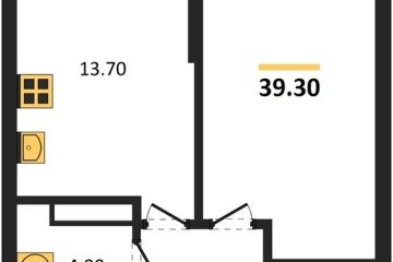 Фото №1: 1-комнатная квартира 39 м², 11/16 эт. - Краснодар, мкр. Догма Парк,