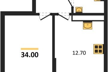 Фото №1: 1-комнатная квартира 34 м², 11/16 эт. - Краснодар, мкр. Догма Парк,
