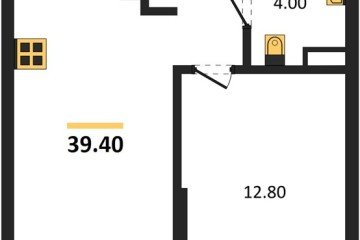 Фото №1: 1-комнатная квартира 39 м², 15/16 эт. - Краснодар, мкр. Догма Парк,