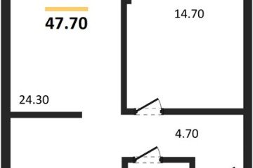 Фото №1: 1-комнатная квартира 47 м², 11/16 эт. - Краснодар, мкр. Догма Парк, ул. Марины Цветаевой, 34