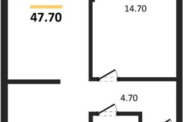 Фото №1: 1-комнатная квартира 47 м², 11/16 эт. - Краснодар, мкр. Догма Парк, ул. Марины Цветаевой, 34