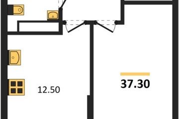 Фото №1: 1-комнатная квартира 37 м², 11/16 эт. - Краснодар, мкр. Догма Парк, ул. Марины Цветаевой, 34